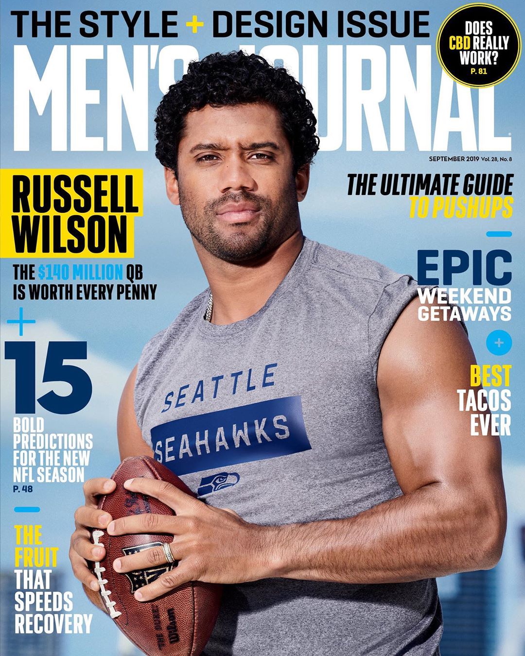 Russell Wilson, Men's Journal