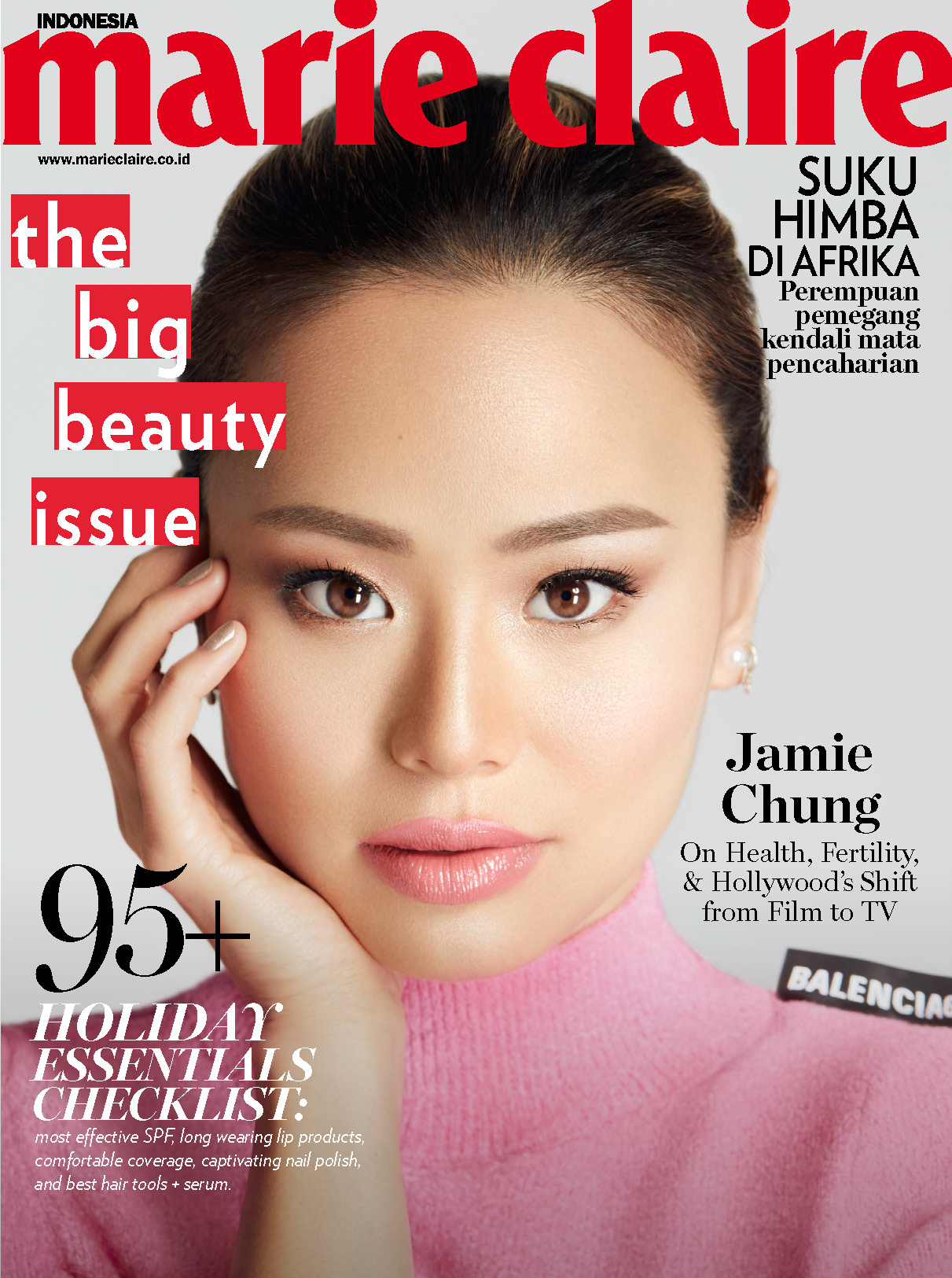 Jamie Chung Marie Claire Indonesia
