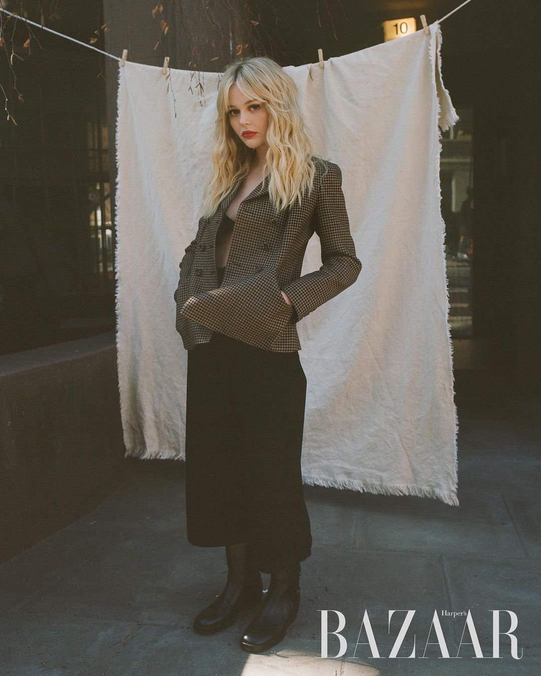 Emily Alyn Lind, Gossip Girl, Harper's Bazaar, Mia Santiago, Celestine Agency